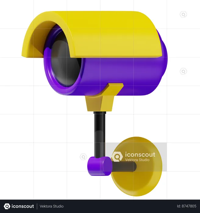 Security Camera  3D Icon