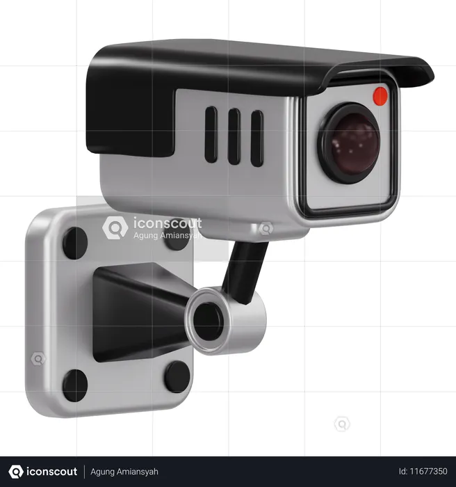 Security Camera  3D Icon