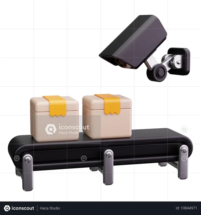 Security camera  3D Icon