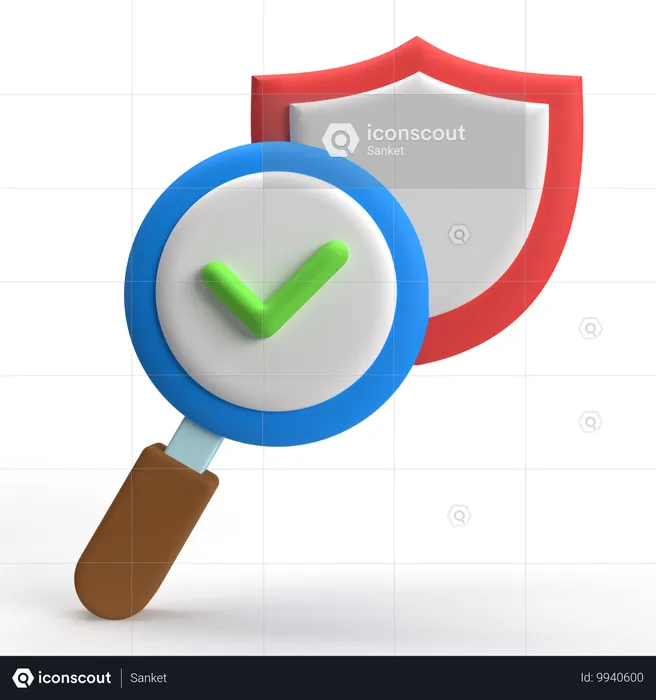 Security Check  3D Icon