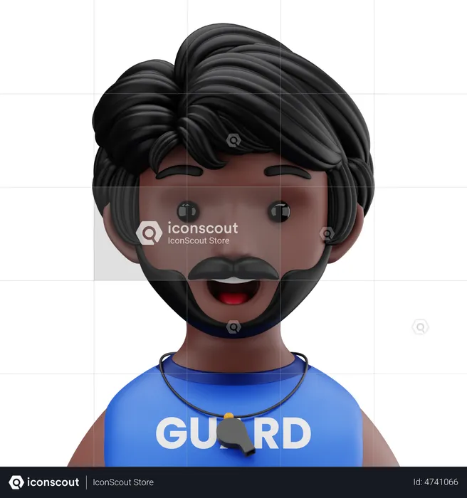 Security Guard  3D Icon