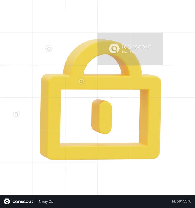 Security lock  3D Icon