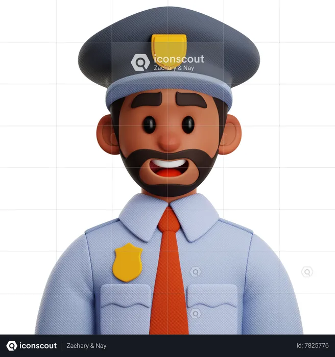 Security Officer  3D Icon