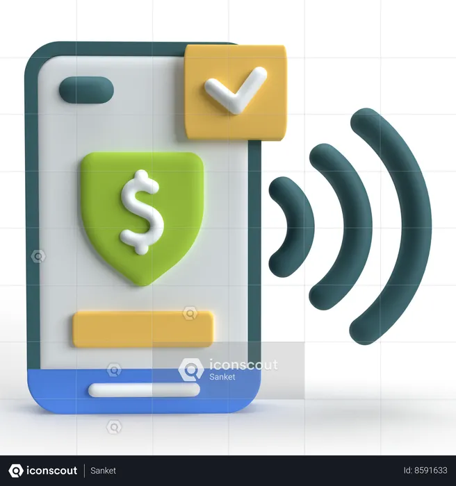 Security Payment  3D Icon