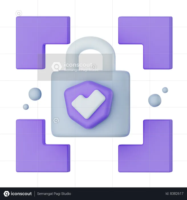 Security Scan  3D Icon