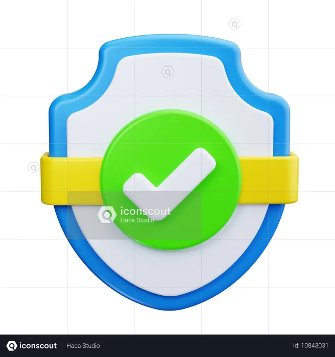 Security Shield  3D Icon