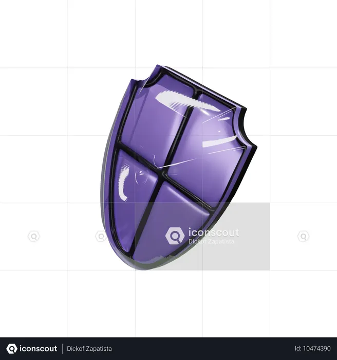 Security shield  3D Icon