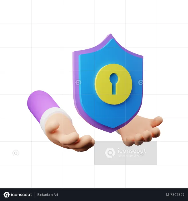 Security Shield  3D Icon