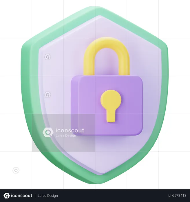 Security Shield  3D Icon