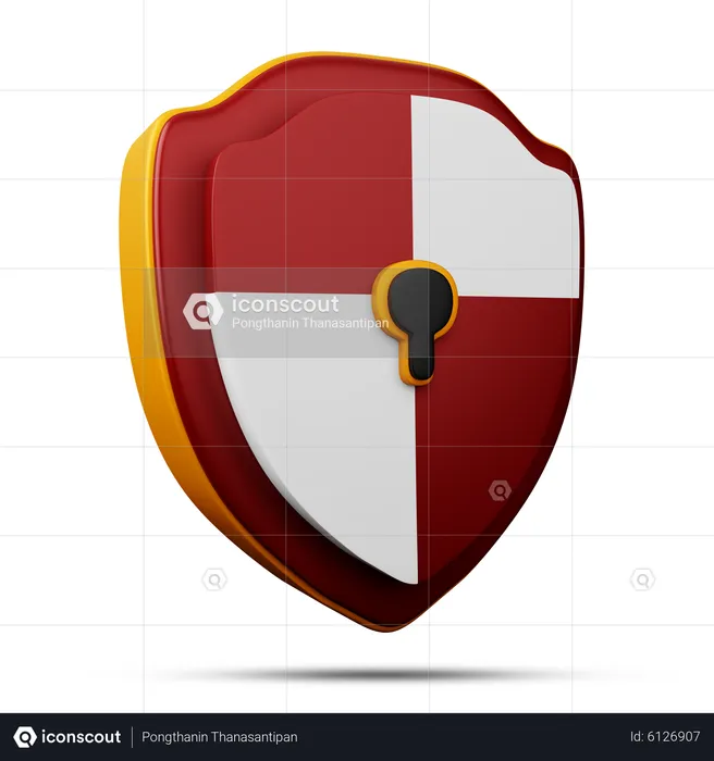 Security Shield  3D Icon