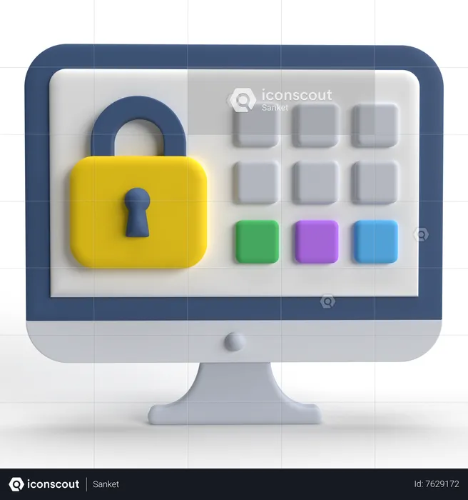 Security System  3D Icon