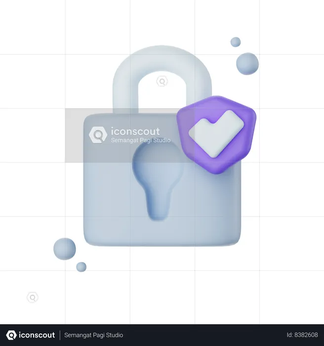 Security Verified  3D Icon