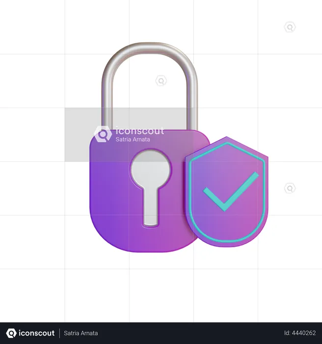Securitylock  3D Illustration