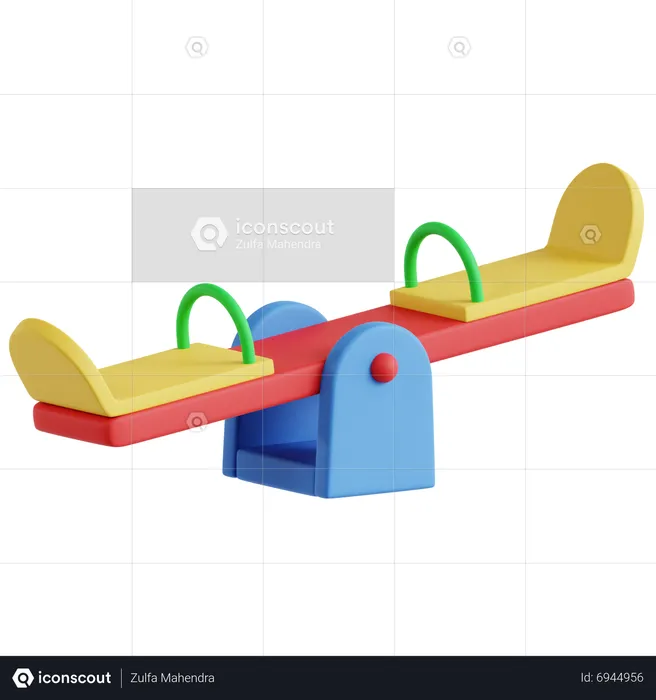 Seesaw  3D Icon