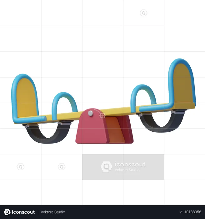 Seesaw  3D Icon