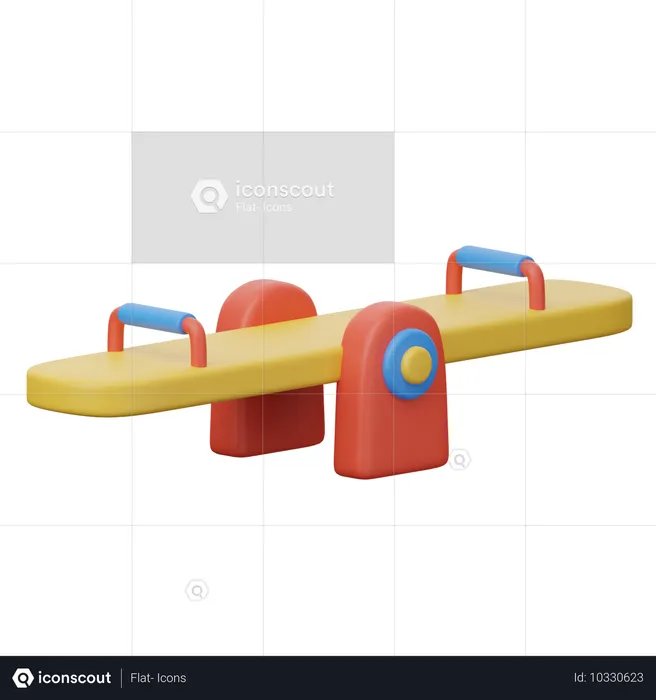 Seesaw  3D Icon