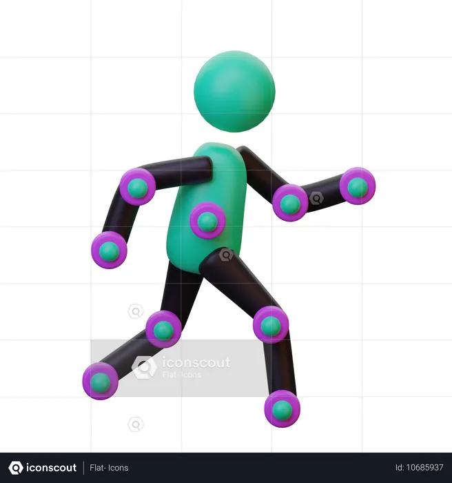 Rastreo de movimiento  3D Icon