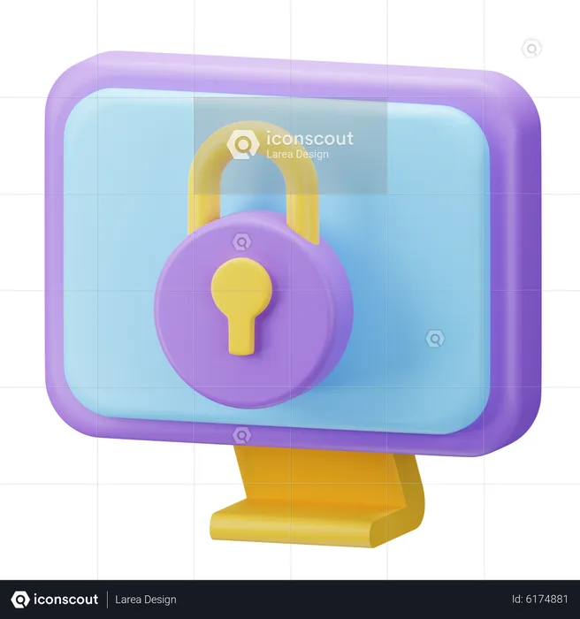 Segurança Informática  3D Icon