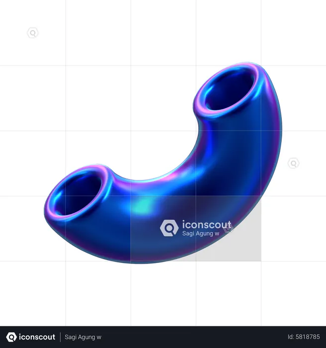 Mantenha a forma do tubo  3D Icon