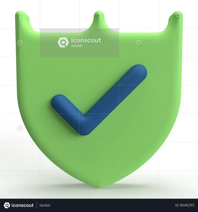 Seguridad  3D Icon