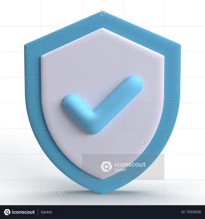 Seguridad  3D Icon