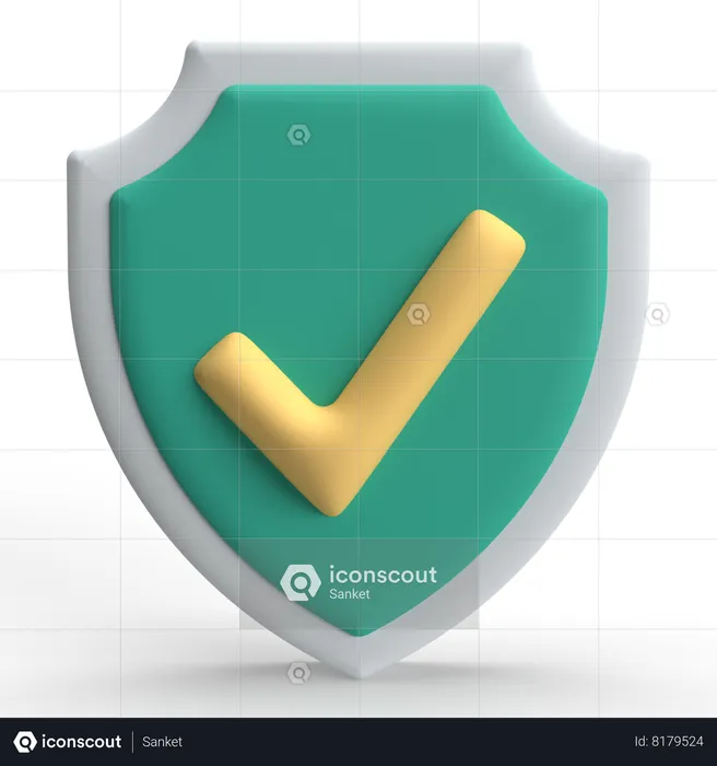 Seguridad  3D Icon