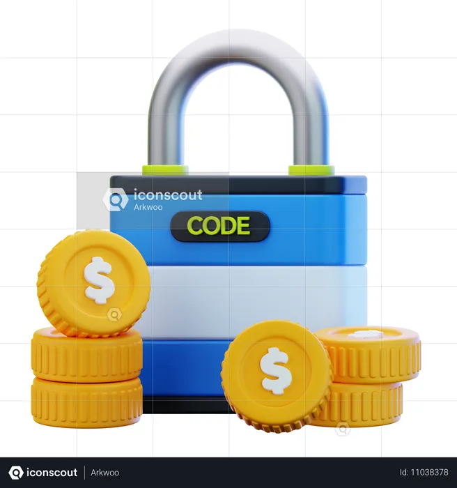 Financiación de seguridad  3D Icon