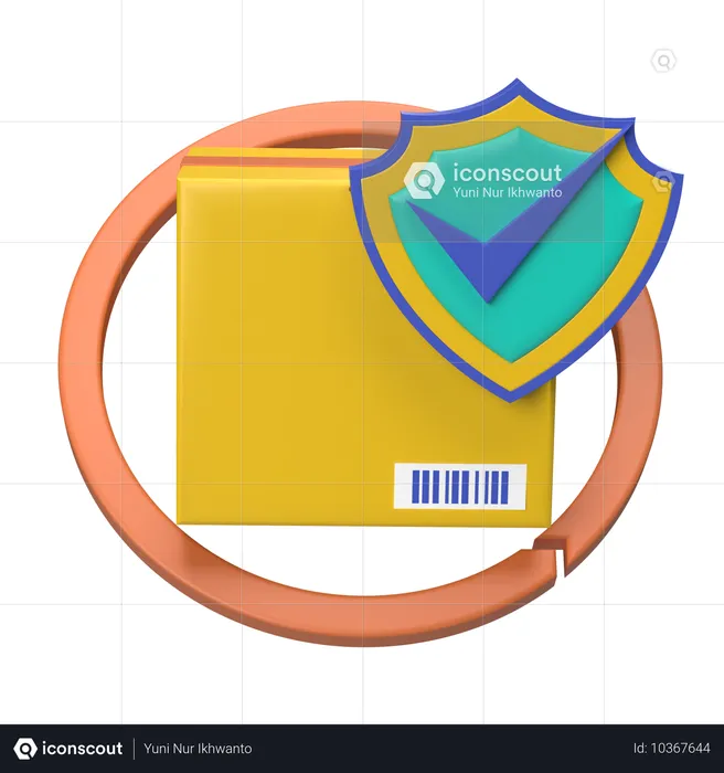 Seguridad logística  3D Icon