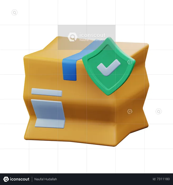 Seguro de entrega  3D Icon