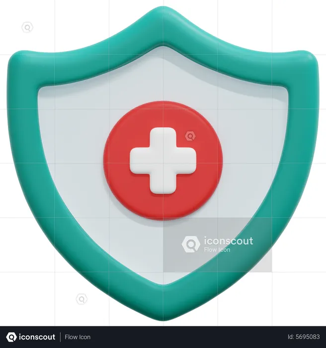 Seguro de salud  3D Icon