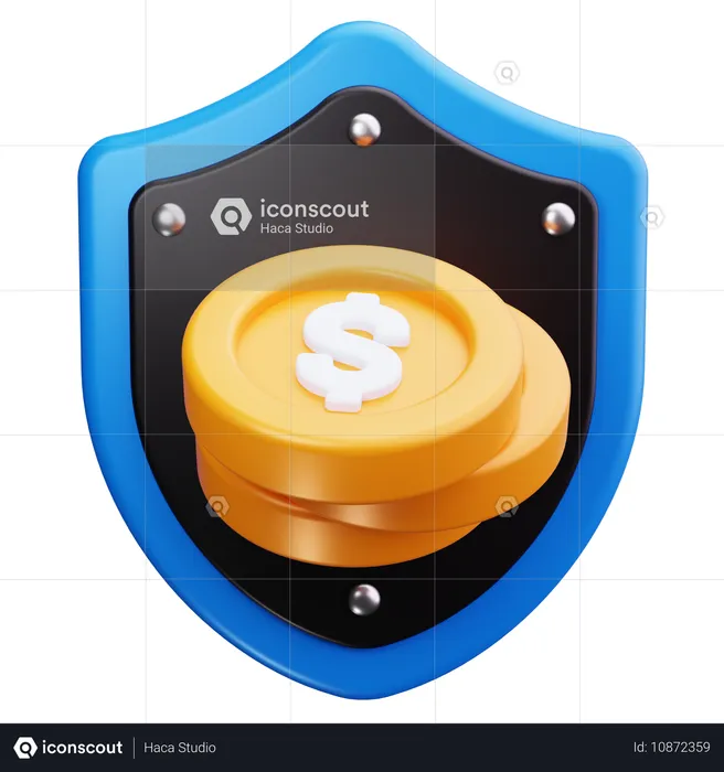 Seguro financeiro  3D Icon