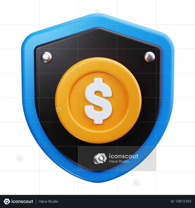 Seguro financiero  3D Icon