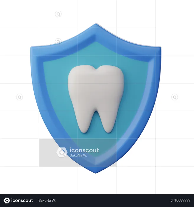 Seguro dental  3D Icon