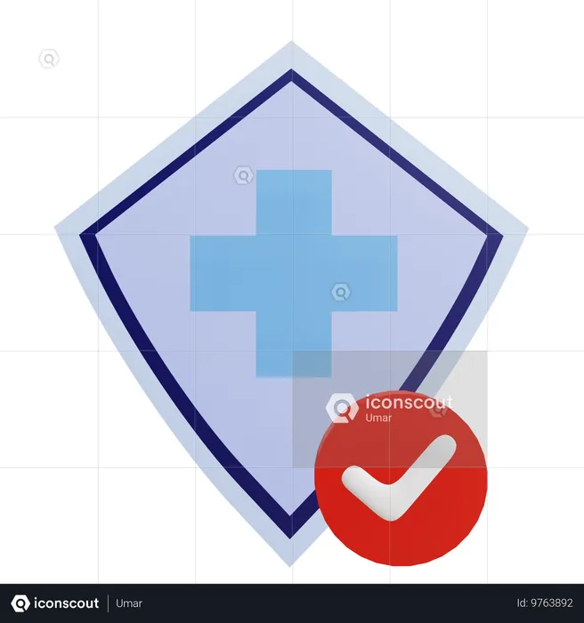 Plano de saúde  3D Icon