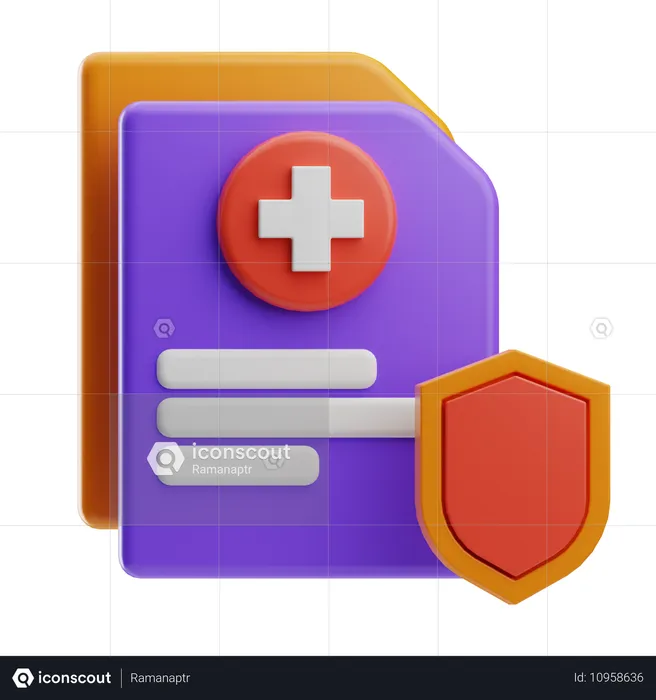 Plano de saúde  3D Icon