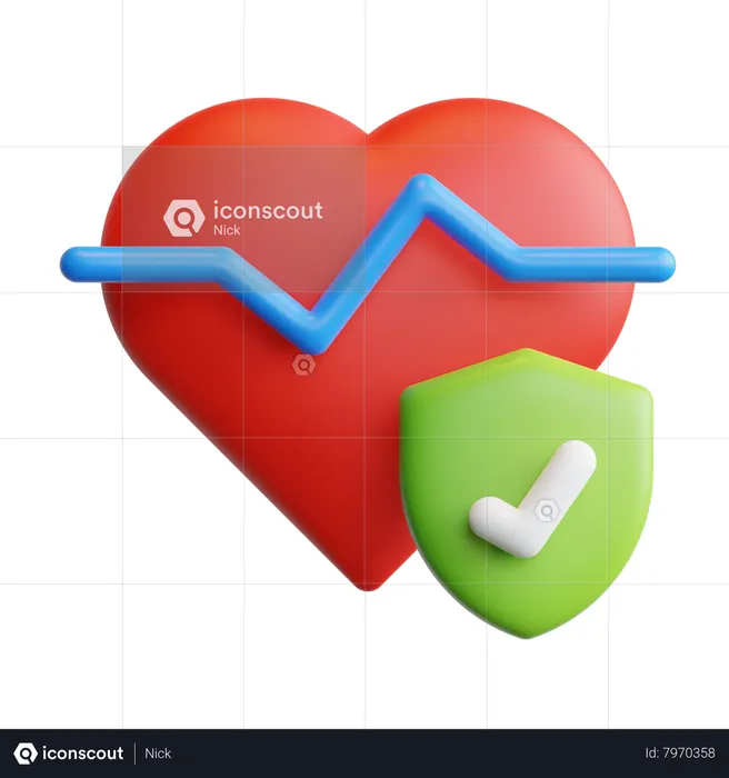 Plano de saúde  3D Icon