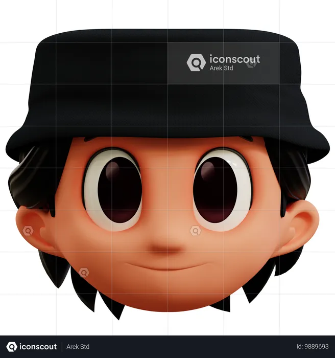 Sehr süßer Junge Emoji Emoji 3D Icon