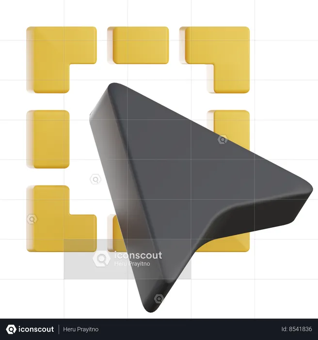 Selección  3D Icon