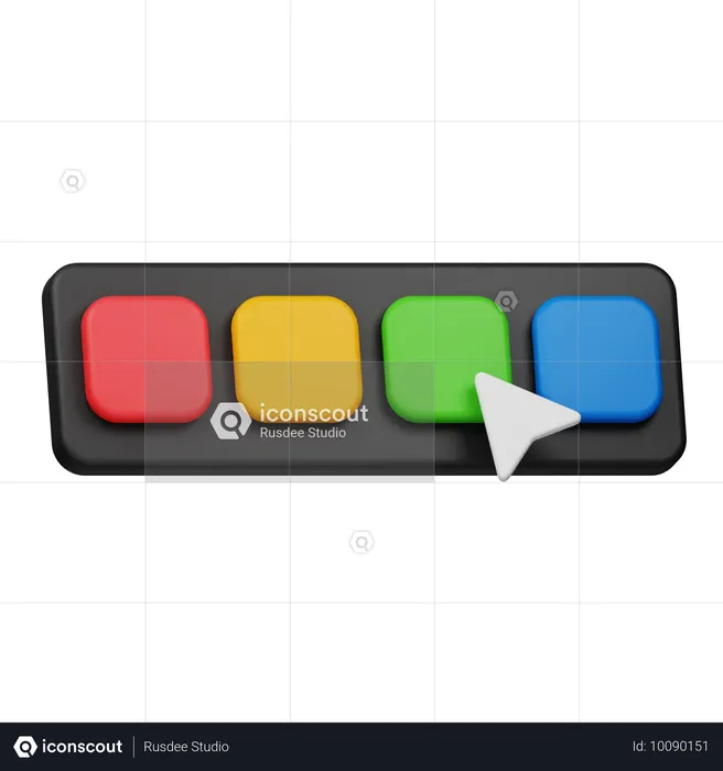 Select Color  3D Icon