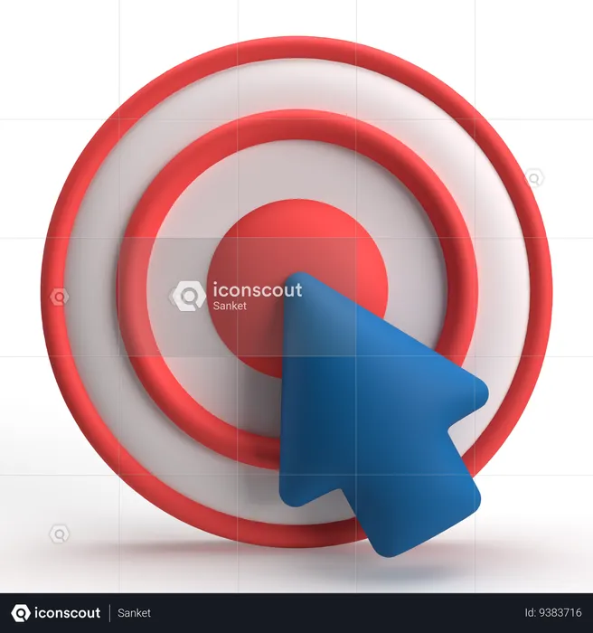 Select Target  3D Icon