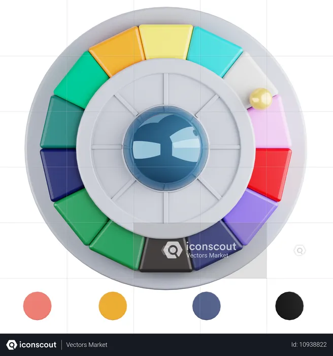 Sélecteur de couleurs  3D Icon