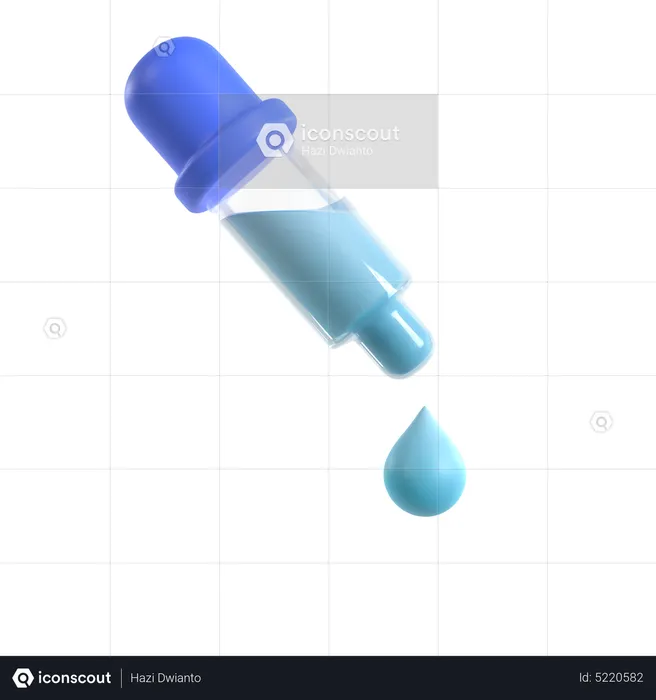 Pipette à couleurs  3D Icon