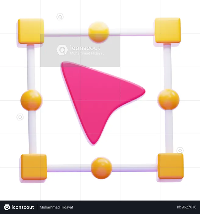 Selection tool  3D Icon
