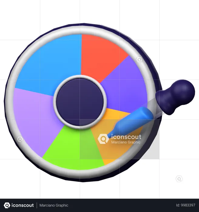 Selector de color  3D Icon