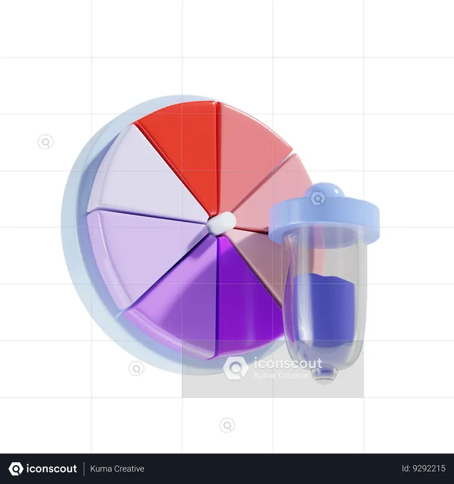 Seletor de cores  3D Icon