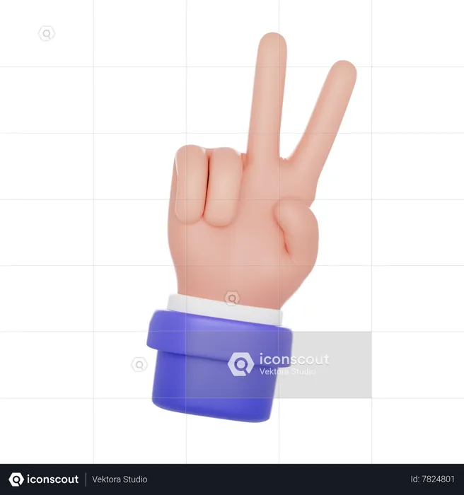 Gesto de mano de signo selfie  3D Icon