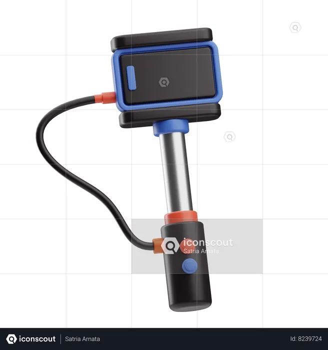 Selfie Stick  3D Icon