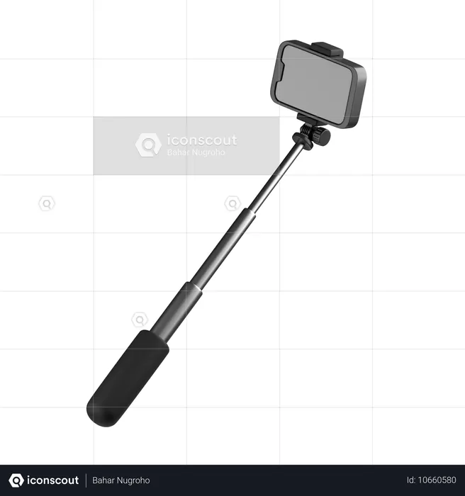 Selfie stick  3D Icon