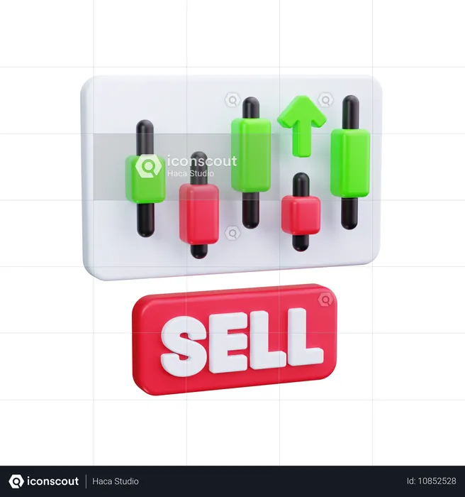 Sell  3D Icon