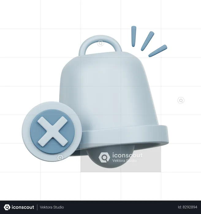 Nenhuma notificação  3D Icon